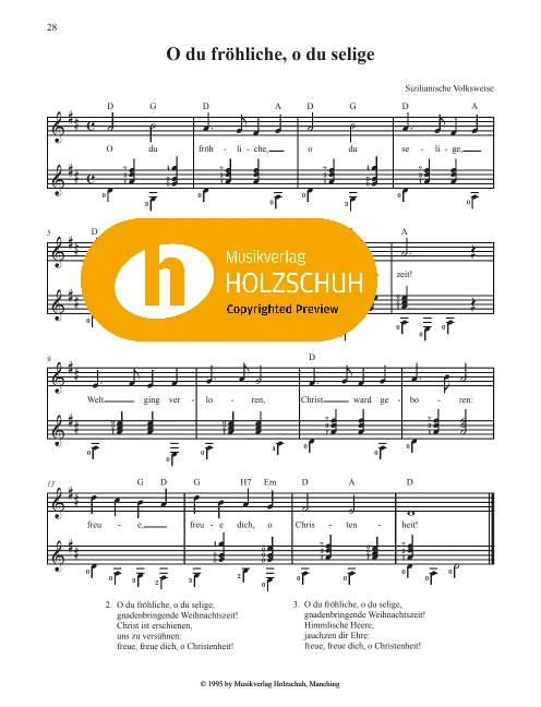 O du fröhliche, o du selige